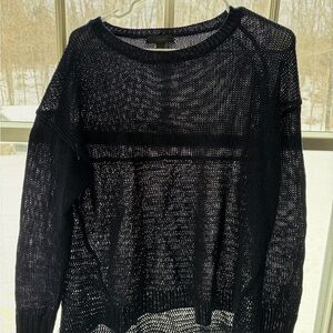 J. Crew Women's Navy Crew Neck Sweater